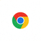 Google Chrome 浏览器图标 - 红黄绿蓝彩色球体在白色背景上