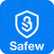 Safew 应用程序图标 - 蓝色盾牌安全标志
