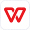 WPS Office 办公套件图标 - 红色'W'字母在白色背景上